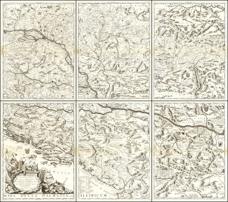 Corso Del Danubio da Vienna Sina a Nicopoli, e Paesi Adiacenti . . . .