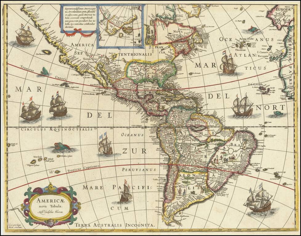 Americae Nova Tabula (Rare Variant)