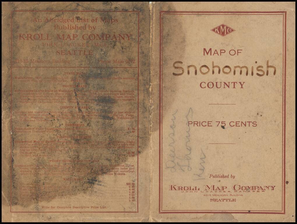Map of Snohomish County