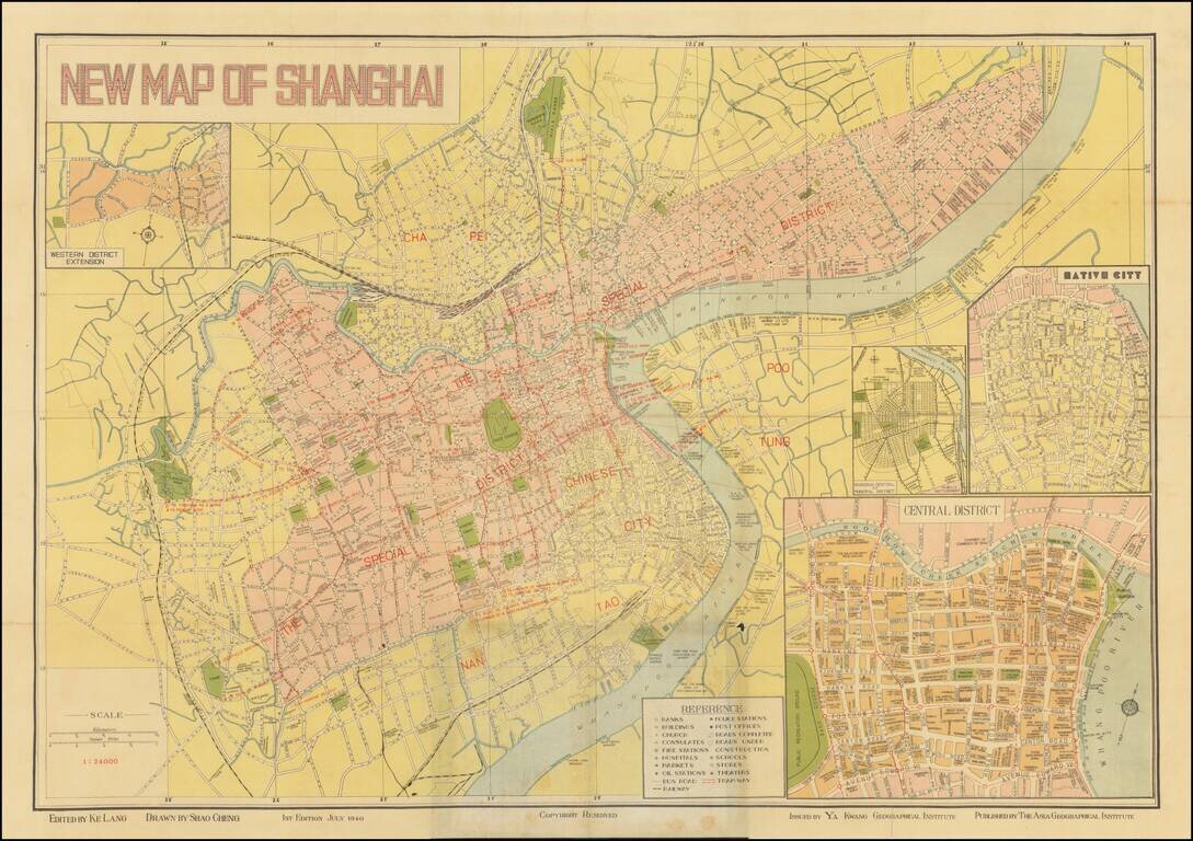 New Map of Shanghai
