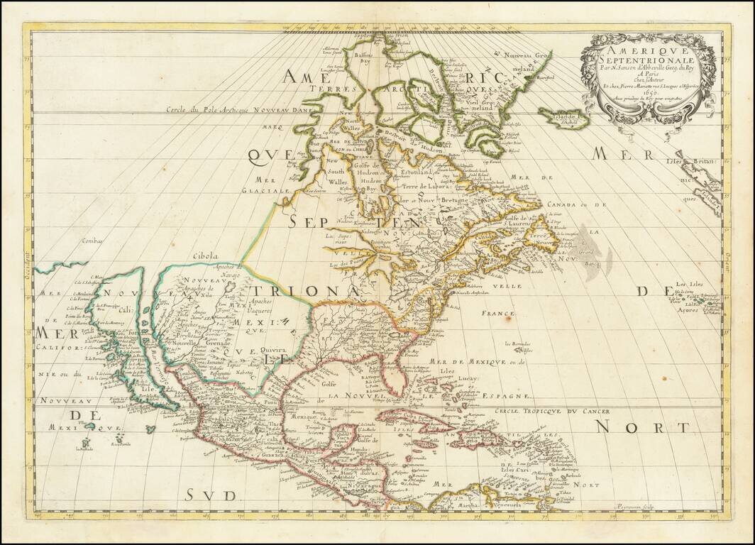 Amerique Septentrionale . . .  1650