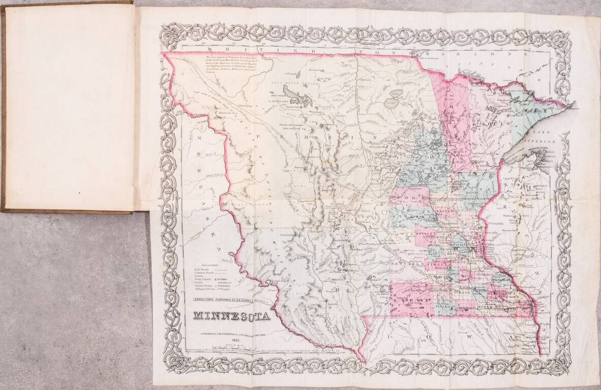 The Minnesota Handbook, for 1856-7 [with] Minnesota Published by J.H. Colton & Co... 1857.