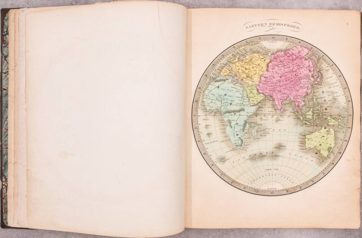A New Universal Atlas, Comprising Separate Maps Of all the Principal Empires, Kingdoms & States Throughout The World and Forming a Distinct Atlas of the United States. . . .