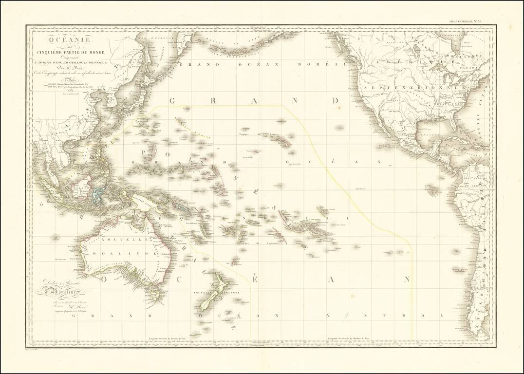 Oceanie ou Cinquieme Partie Du Monde Comprenant L'Archipel D'Asie, L'Australasie et La Polynesie . . . . 1814.  Revue et augmentee en 1816.