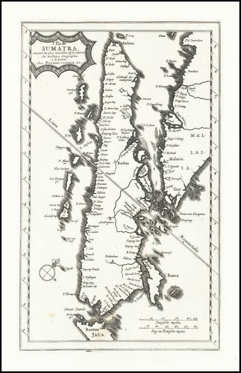 l'Ile de Sumatra . . .  [shows Singapore]