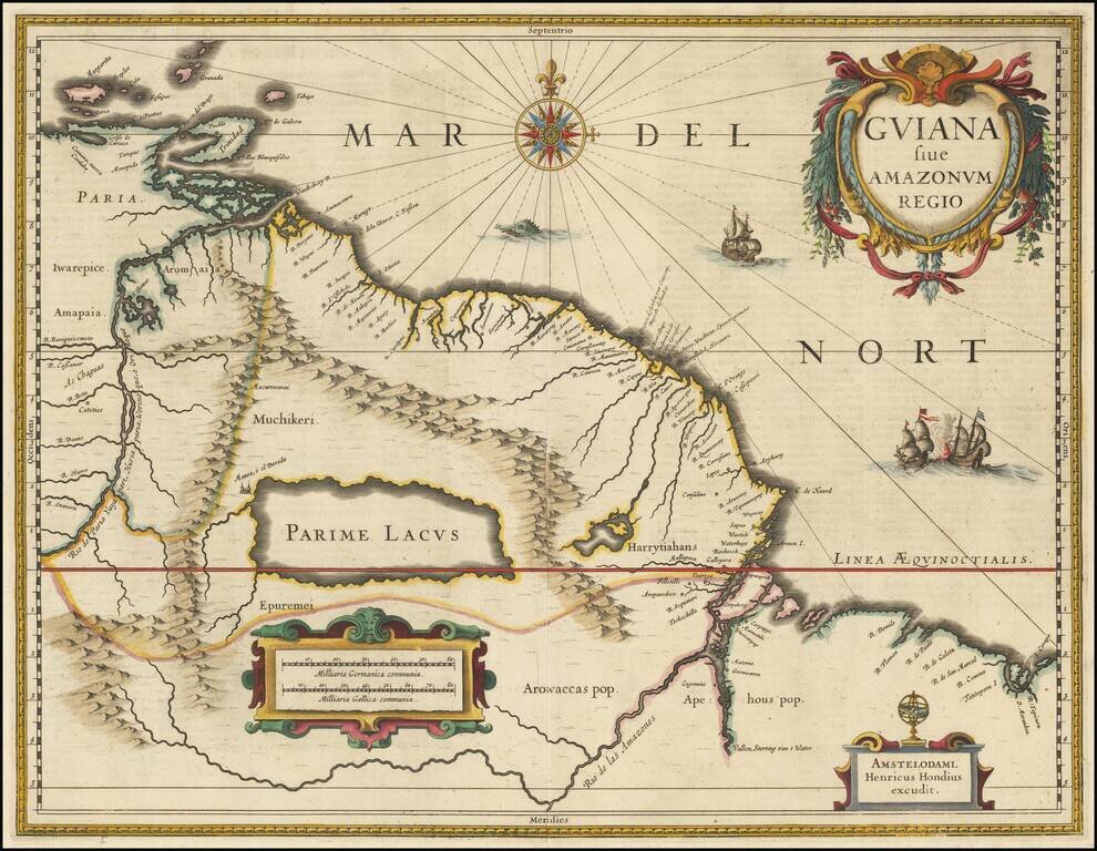 Guiana Sive Amazonum Regio  (English Edition!)