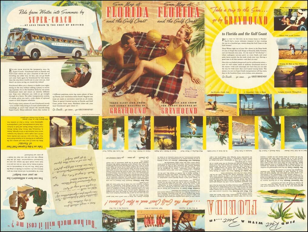 Map your trip South By Greyhound