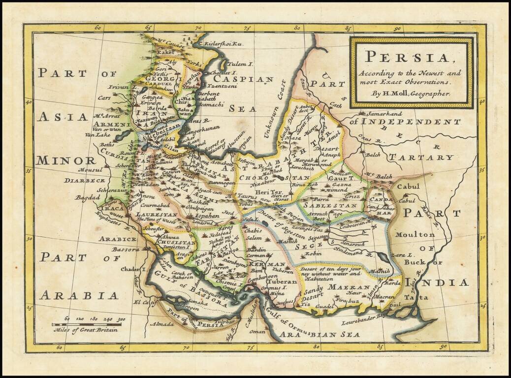 Persia, According to the Newest and most Exact Observations. . .