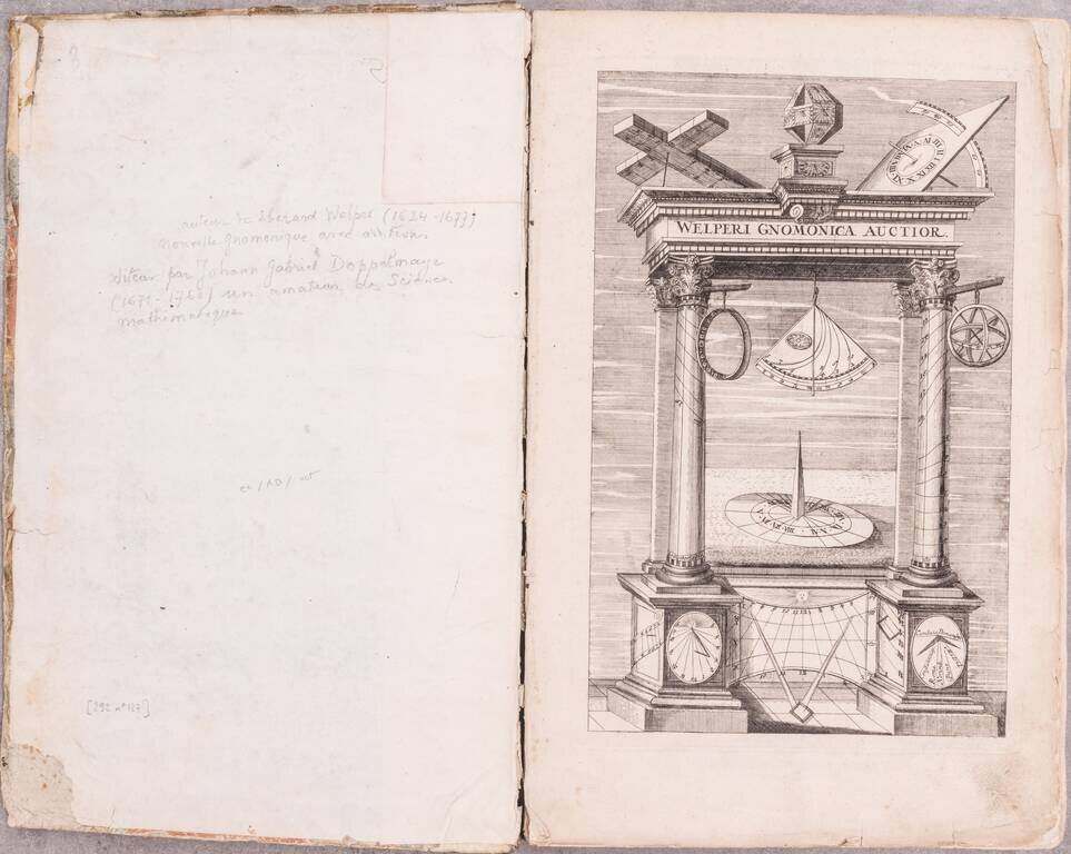 Neu-vermehrte Welperische Gnomonica Oder Gründlicher Unterricht und Beschreibung...