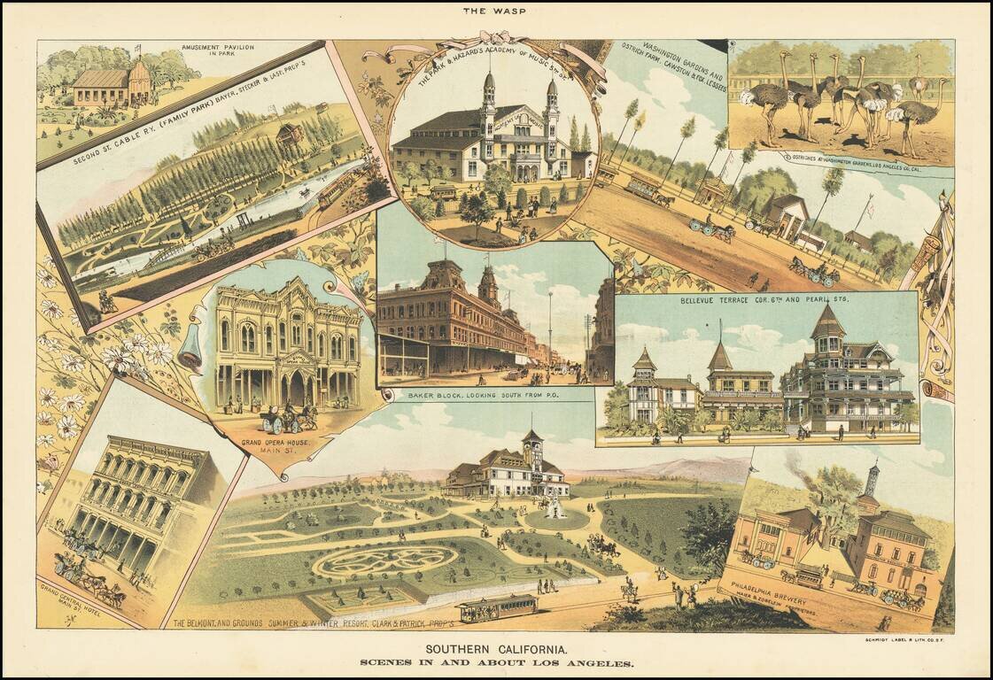 [Los Angeles]  Southern California.  Scenes About Los Angeles.