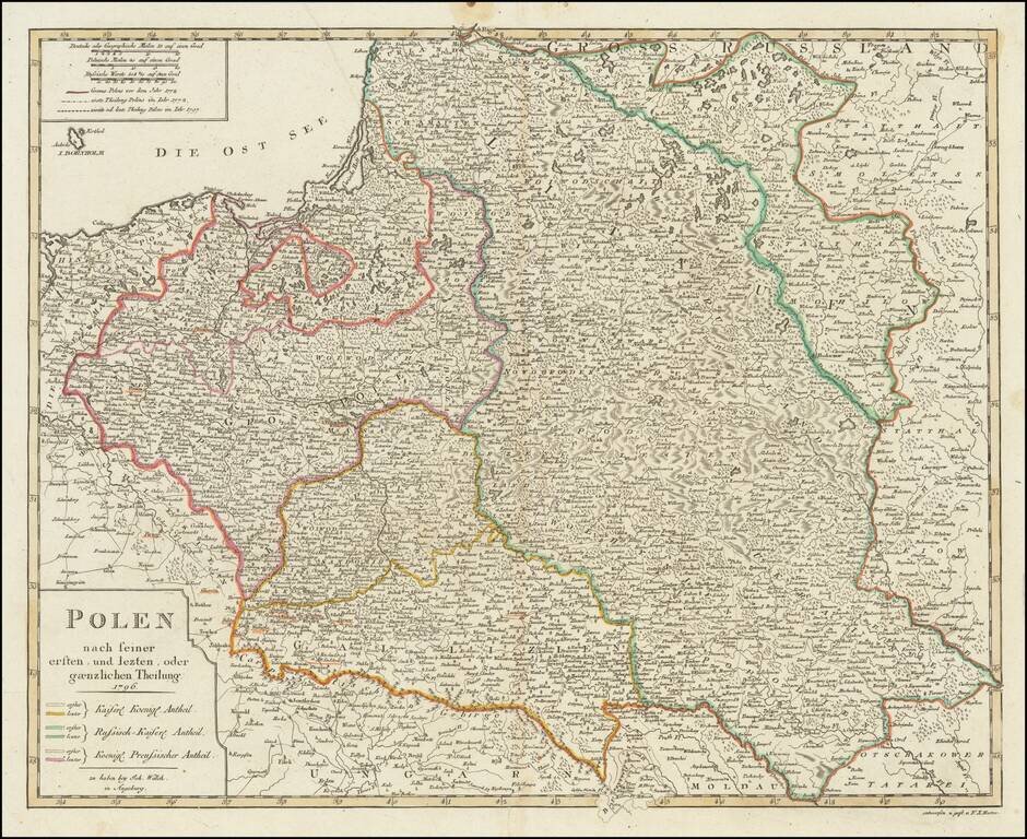 Polen nach seiner ersten und letzen oder gaenzlichen Theinlung 1796