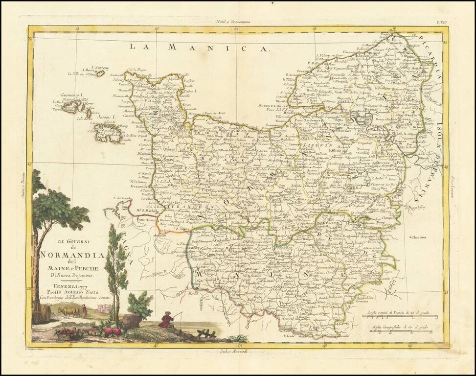 Li Govern di Normandia del Maine, e perche Di Nuova Projezione . . .1777