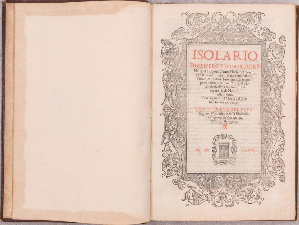 Isolario Di Benedetto Bordone . . .