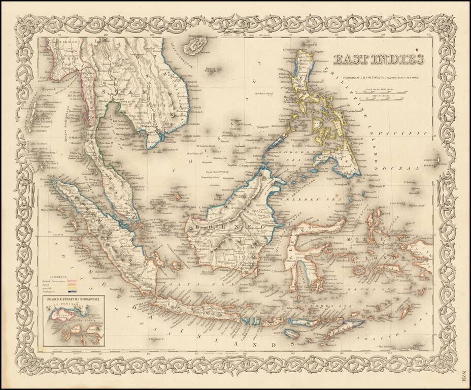 Colton's East Indies