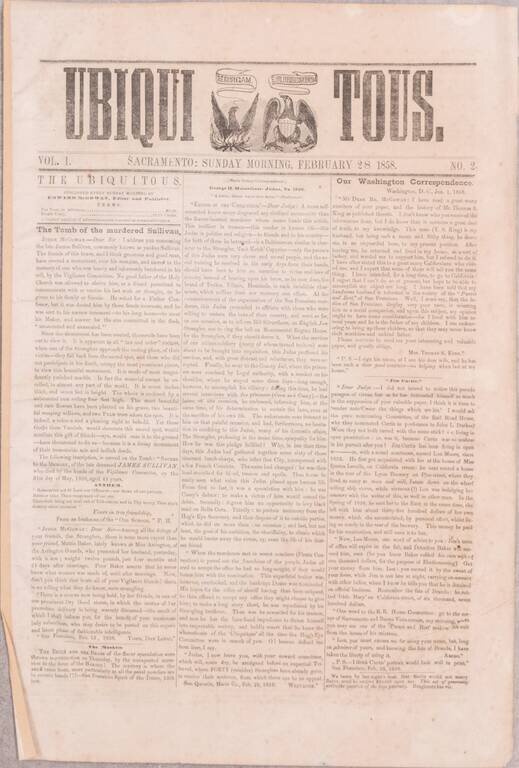 (California - Ned McGowan and the San Francisco Vigilance Committee) Ubiquitous (Nos. 2-11 and 13-18)