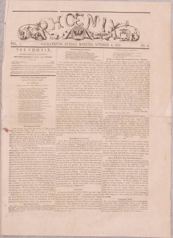 (California - Ned McGowan and the San Francisco Vigilance Committee) Phoenix (No.6-20 and 24)