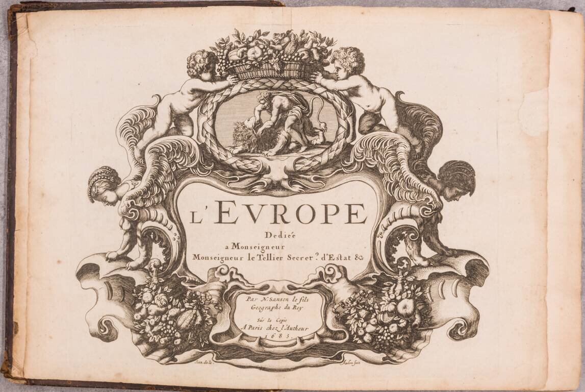 L'Europe en Plusierus Cartes Nouvelles et Exactes [bound with] L'Asie en Plusieurs Cartes Nouvelles et Exactes [and] L'Afrique en Plusieurs Cartes Nouvelles et Exactses [and] L'Amerique en Plusieurs Nouvelles et Exactes