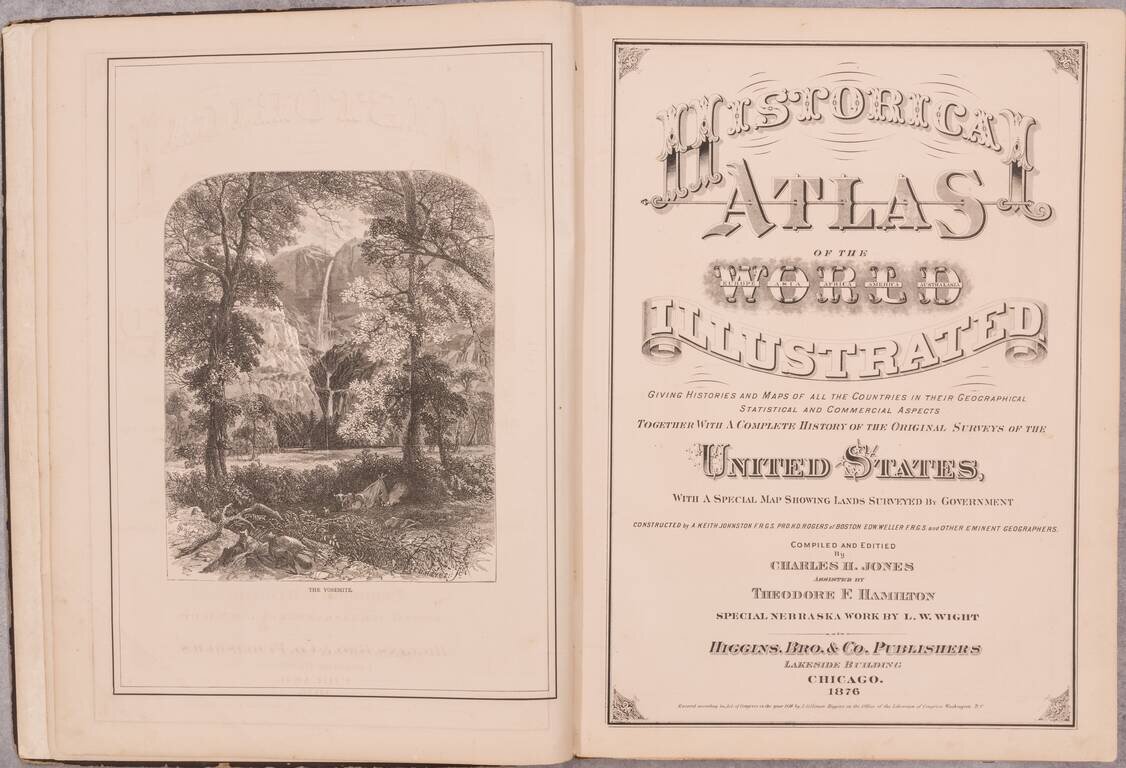 Historical Atlas of the World Illustrated Giving Histories and Maps of all the Countries in Their Geographical Statistical and Commercial Aspects