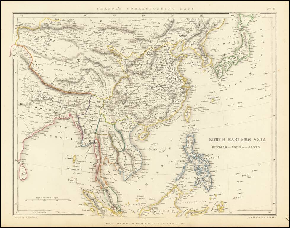 South Eastern Asia  Birmah - China - Japan [and Philippines]