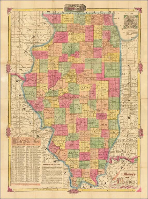 Morse's Map of Illinois
