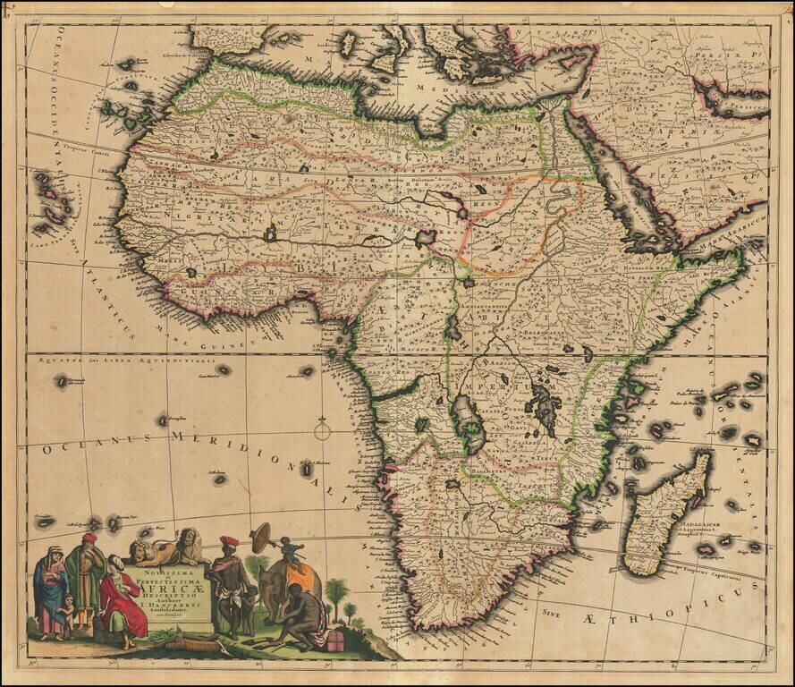 Totius Africae Accuratissima Tabula . . .