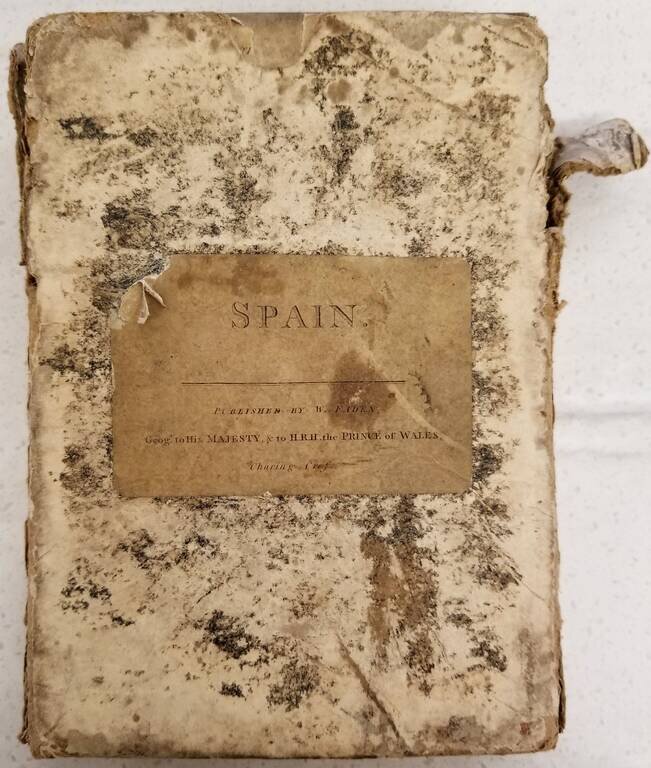 A new Map of Spain and Portugal, Exhibiting the Chains of Mountains With their Passes the Principal & Cross Roads, with other Details requisite for the Intelligence of Military Operations Compiled By Jasper Nantiat . . . 1810