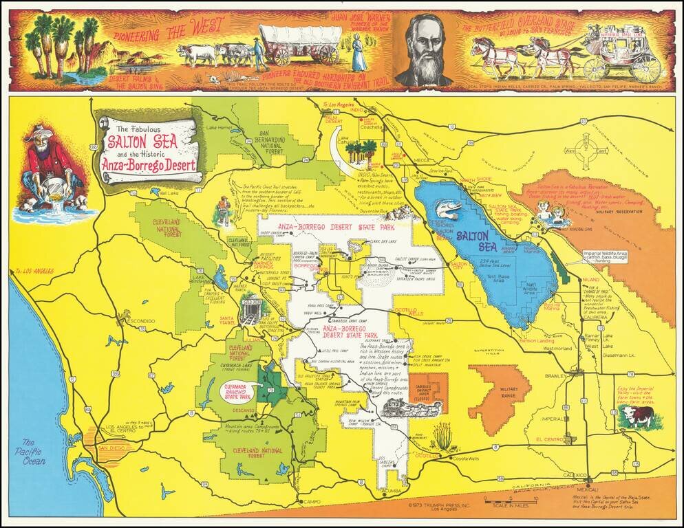 The Fabulous Salton Sea and Historic Anza-Borrego Desert