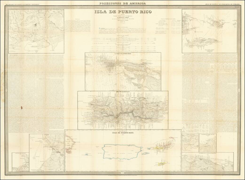 Isla de Puerto Rico por el Teniente Coronel Capitan de Ingenieros D. Francisco Coello . . .  1851