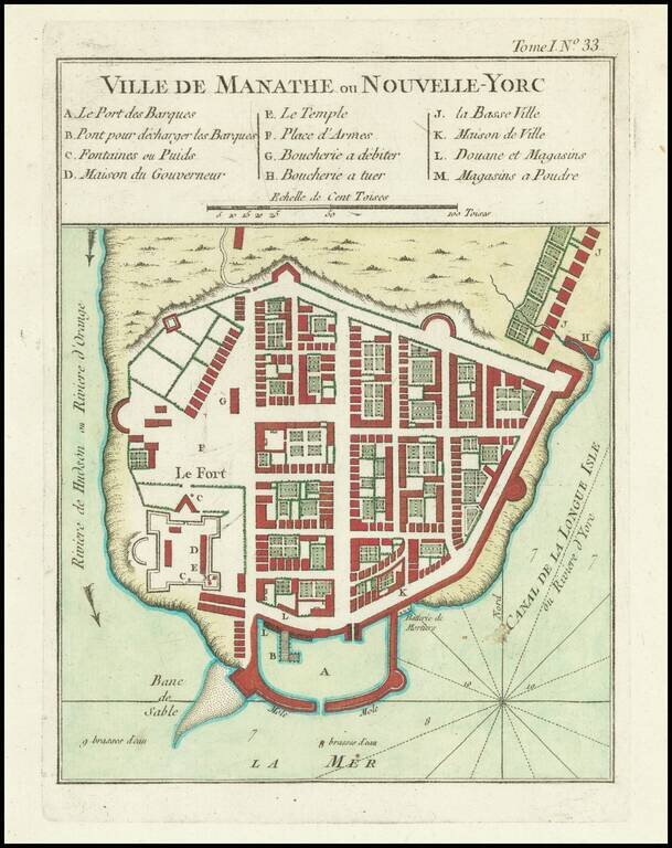 Ville De Manathe ou Nouvelle-Yorc