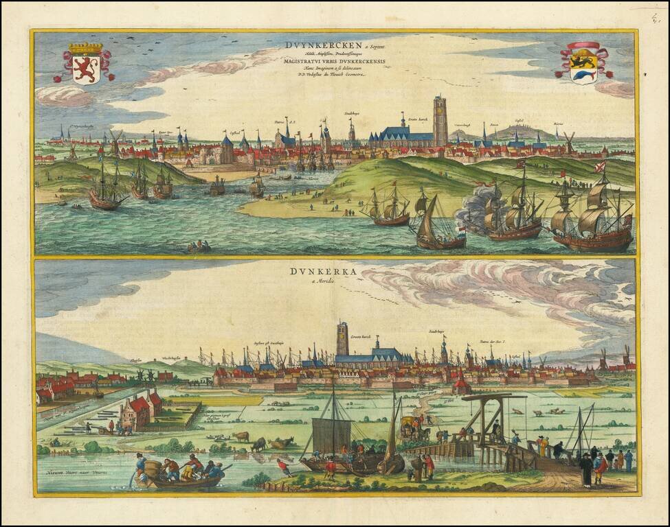 Duynkercken a Septent . . .  /  Dunkerka a Meridie