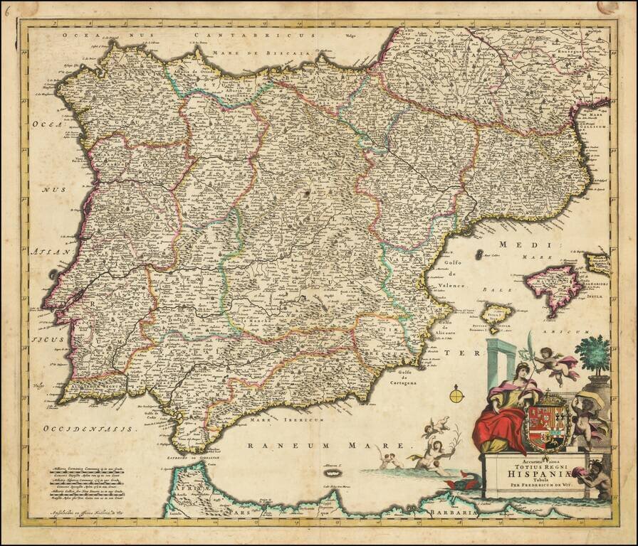 Accuratissima Totius Regni Hispaniae Tabula . . .