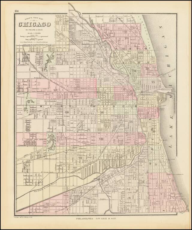 Gray's New Map of Chicago