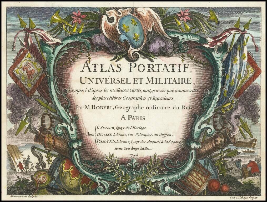 [Title Page] Atlas Portatif . . . 1748