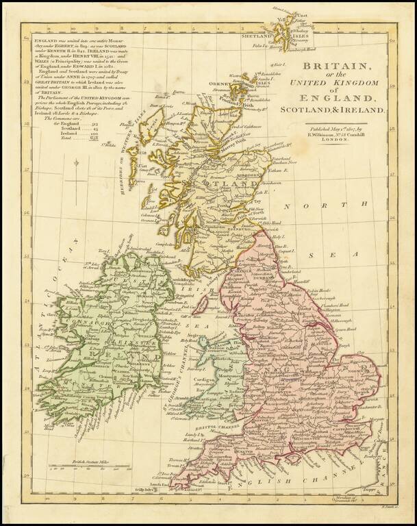 Britain, or the United Kingdom of England, Scotland & Ireland . . . 1807