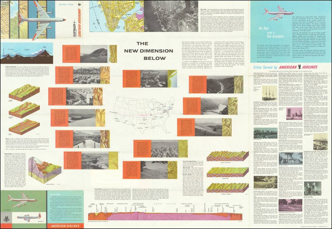 American Airlines System Map