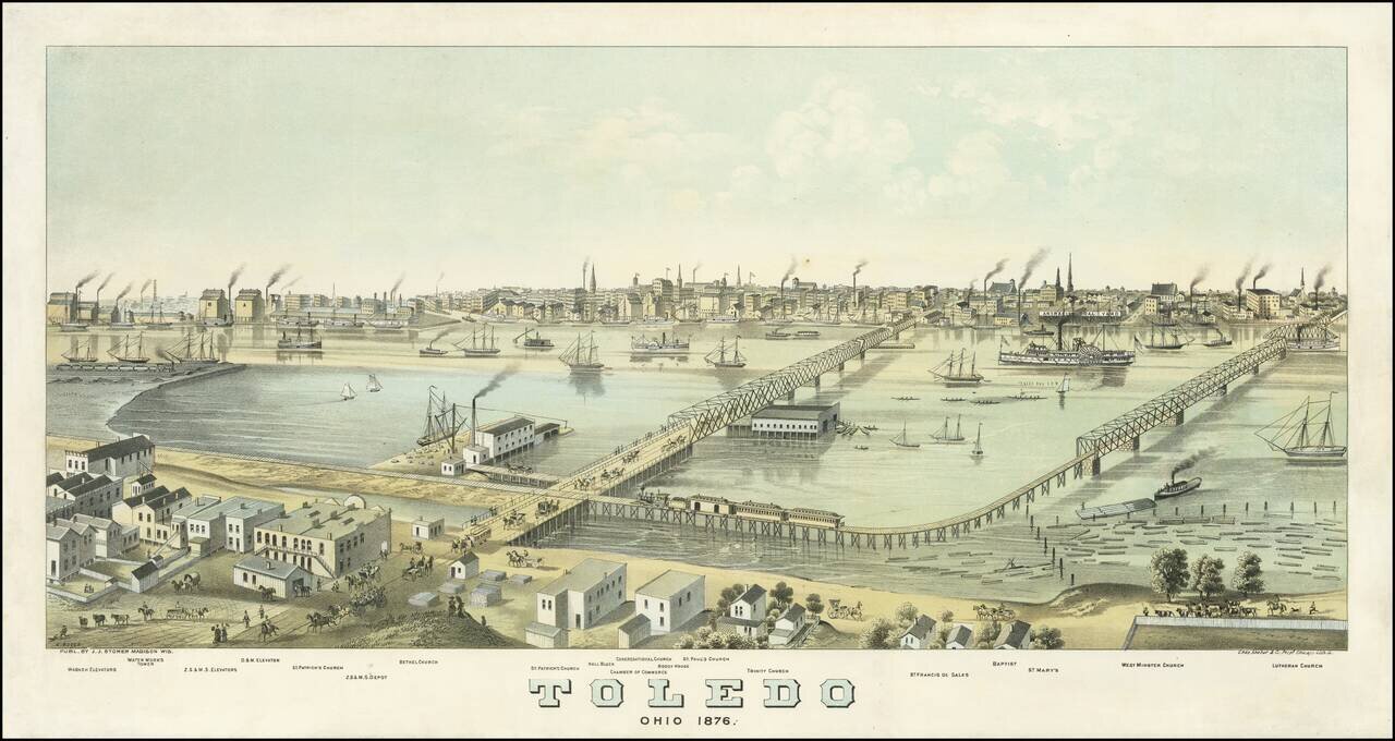 Toledo Ohio 1876