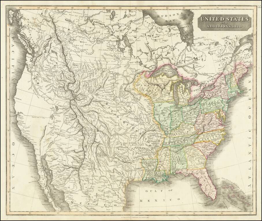 United States and Additions.  1820