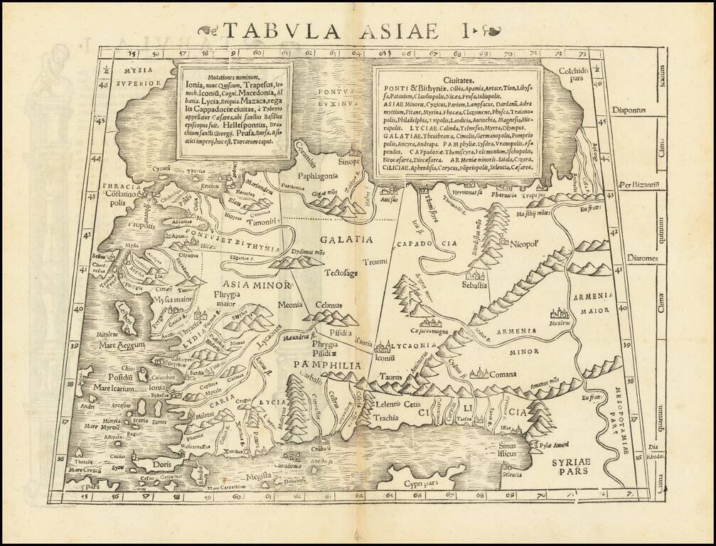 [Asia Minor] Tabula Asiae I