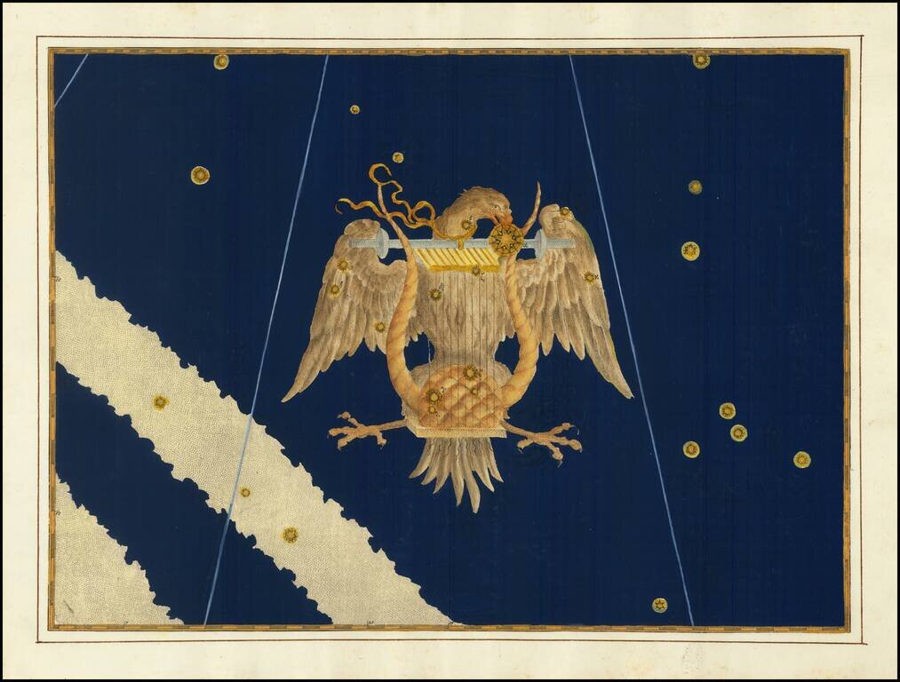 [ Lyra ] (Stars Heightened in Gold)