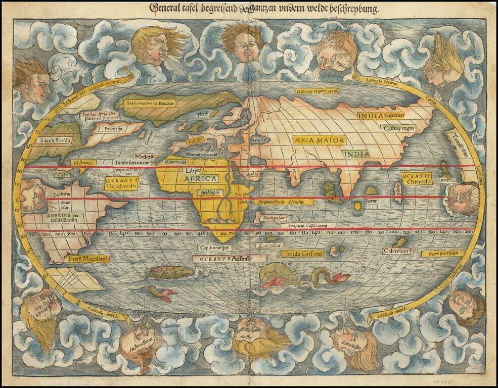 General tafel begreifend der gantzen undern weldt beschrenbung
