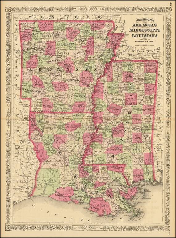 Johnson's Arkansas, Mississippi and Louisiana