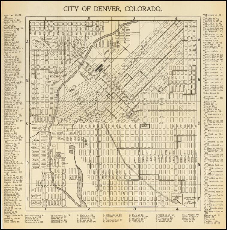 City of Denver, Colorado.