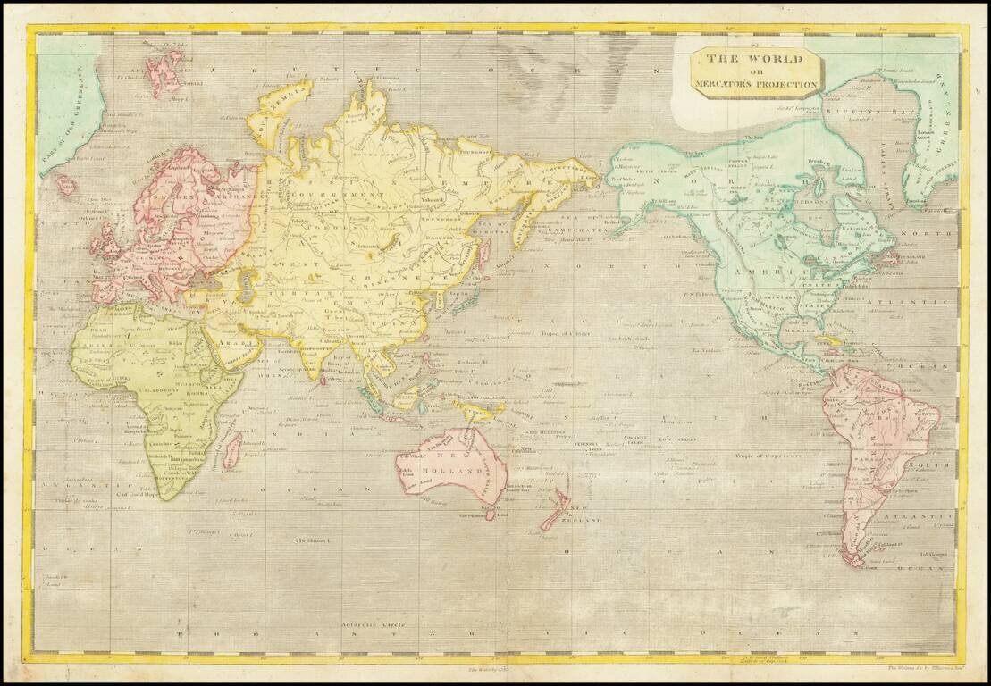 The World on Mercator's Projection