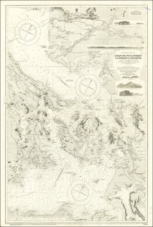 Juan de Fuca Strait to Strait of Georgia Surveyed by Captn. G.H. Richards, H.M.S. Plumper, 1858-9... additions to 1899