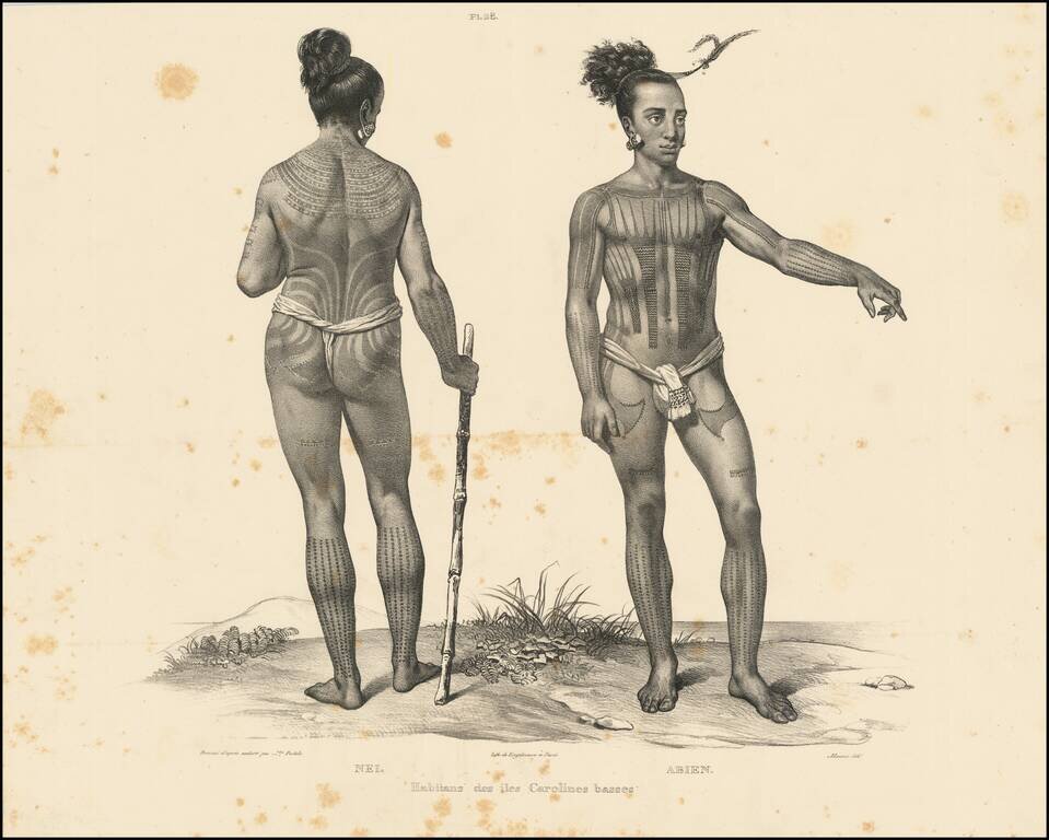 Habitans des iles Carolines basses