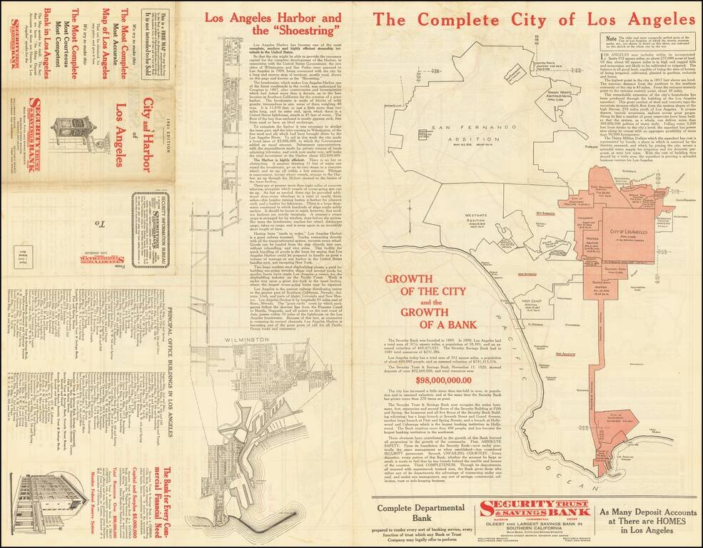 Map of the City of Los Angeles