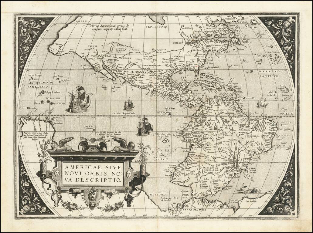 Americae Sive Novi Orbis Nova Descriptio
