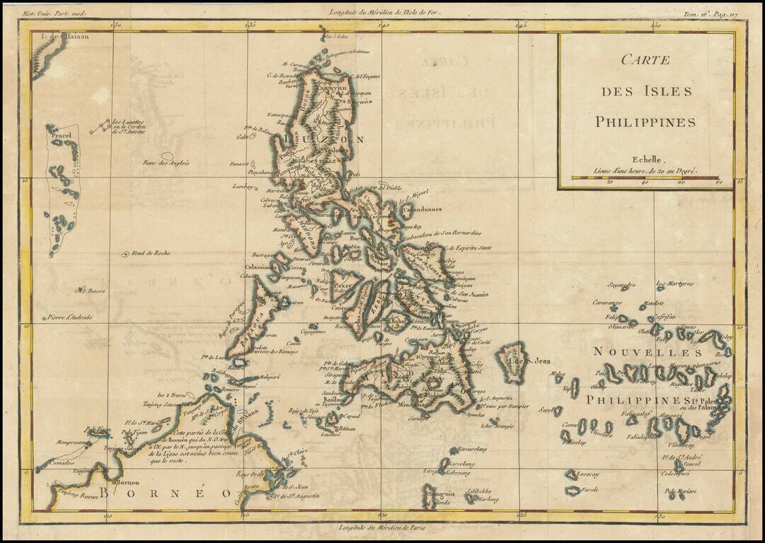 Carte des Isles Philippines.