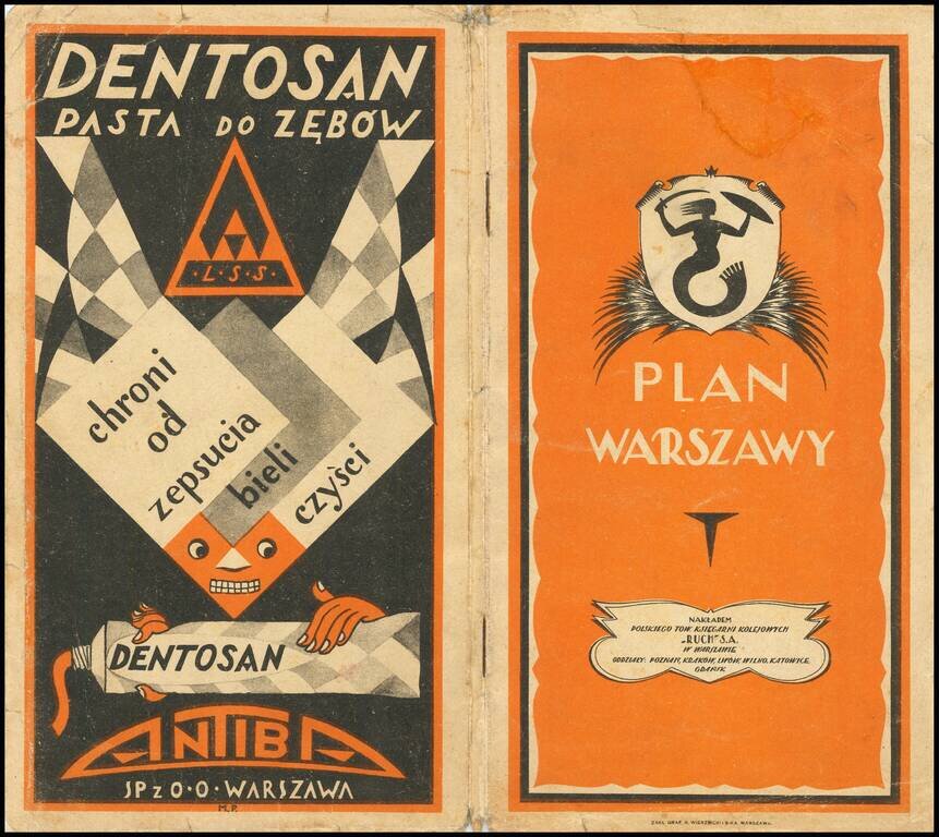 (Plan of the Capital city of Warsaw) Plan miasta stołecznego Warszawy