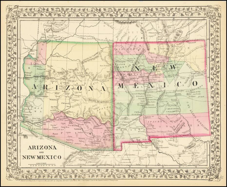 Arizona and New Mexico